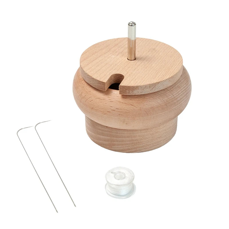 Bead Spinner Set with Lid, Needles - Jewelry Making