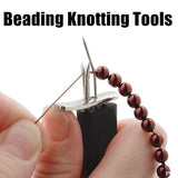 Bead Knotting Tool for Secure Knots, Stringing Pearls