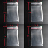 100 Clear Self Adhesive Seal Plastic Bags in Various Sizes