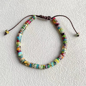7 Chakra Bracelet Natural Stone Boho Yoga Charm Bangle Women Jewelry