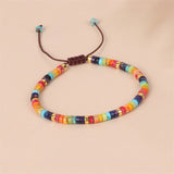 7 Chakra Bracelet Natural Stone Boho Yoga Charm Bangle Women Jewelry