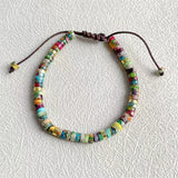 7 Chakra Bracelet Natural Stone Boho Yoga Charm Bangle Women Jewelry