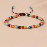 7 Chakra Bracelet Natural Stone Boho Yoga Charm Bangle Women Jewelry