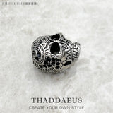 Skull King Beads 925 Sterling Silver Charm Jewelry Gift