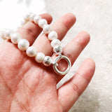 Freshwater Pearl Bracelet 925 Sterling Silver Romantic Jewelry