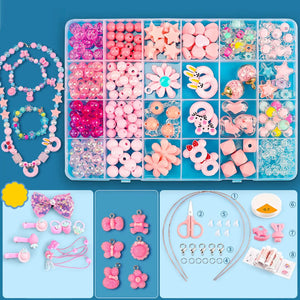 Kids Beads Bracelet Making Set with Storage Box