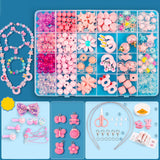 Kids Beads Bracelet Making Set with Storage Box