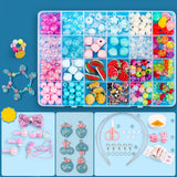 Kids Beads Bracelet Making Set with Storage Box