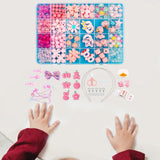 Kids Beads Bracelet Making Set with Storage Box