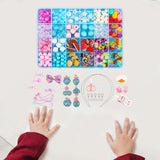 Kids Beads Bracelet Making Set with Storage Box