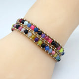 Multilayer Stone Braided Bracelet Boho Jewelry for Men or Women