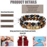 Faux Tigers Eye Healing Bracelet Jewelry for Women Men