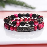 Faux Tigers Eye Healing Bracelet Jewelry for Women Men