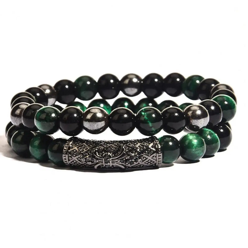 Faux Tigers Eye Healing Bracelet Jewelry for Women Men