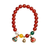 Lucky Breast Decor Natural Crystal Stone Bracelet