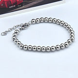 Hip Hop Stainless Steel Charm Bracelet for Men and Women