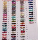 Chunky Pearls Bead Acrylic Loose Round Spacer Beads Bulk