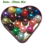 Chunky Pearls Bead Acrylic Loose Round Spacer Beads Bulk