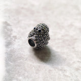 Dark Green Octopus Charm 925 Sterling Silver Jewelry Gift