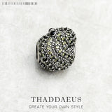 Dark Green Octopus Charm 925 Sterling Silver Jewelry Gift