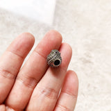 Dark Green Octopus Charm 925 Sterling Silver Jewelry Gift