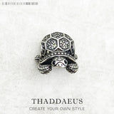 Dark Green Turtle Beads 925 Sterling Silver Europe Jewelry