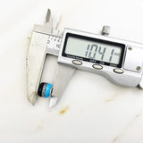 Ethnic Turquoise Beads & Bicolor 925 Silver Jewelry Charms
