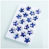 17mm Starfish Shape Crystal Beads for DIY Earring Necklace