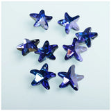 17mm Starfish Shape Crystal Beads for DIY Earring Necklace