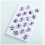 17mm Starfish Shape Crystal Beads for DIY Earring Necklace