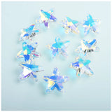 17mm Starfish Shape Crystal Beads for DIY Earring Necklace