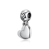 925 Silver Mother-Son Love Dangle Charm Beads for Bracelets