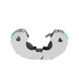 Cyan Arcs of Love Clip for 925 Sterling Silver Bracelets