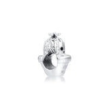 Cactus Charm Sterling Silver Jewelry Charms Fits Silver Bracelets