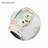 Cat Charm Fits European Charms Bracelets DIY Sterling Silver Jewelry