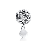 Dragonfly Love Charm Sterling Silver Jewelry Charms