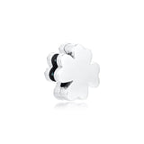 Sterling Silver Four-Leaf Clover Clip Charm