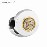 Clear CZ Charm - Fits European Charms Bracelets