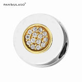 Clear CZ Charm - Fits European Charms Bracelets
