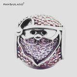 Santa Charm for European Charms Bracelets DIY Jewelry