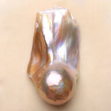 Natural Freshwater Baroque Shaped Big Face Beads DIY Bracelet Necklac