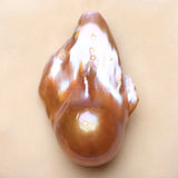 Natural Freshwater Baroque Shaped Big Face Beads DIY Bracelet Necklac