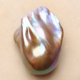 Natural Freshwater Baroque Shaped Big Face Beads DIY Bracelet Necklac