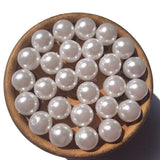Snow Bead Pearl for Jewelry Making Round Chunky Beads 6mm-30mm
