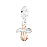 925 Silver Baby Pacifier Dangle Charm for Moments Bracelet