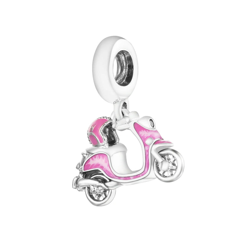 925 Silver Baby Pacifier Dangle Charm for Moments Bracelet