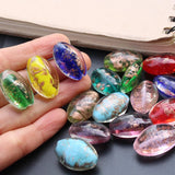 Glass Beads Jewelry Making Supplies Mix Charms Lampwork Diy Red Pink Bulk