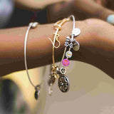 Alphabet Letter Bracelet Beads Jewelry Making Acrylic Charms Cube