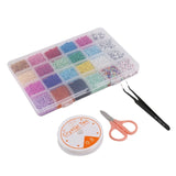 Beads Jewelry Making Kit - Glass Pony Seed Bead for Crafts