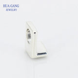 Letter L Charms Sterling Silver Bead for Jewelry Making